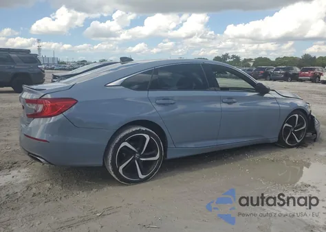 2021 Honda Accord Sport from USA, damaged, VIN 1HGCV1F34MA098201